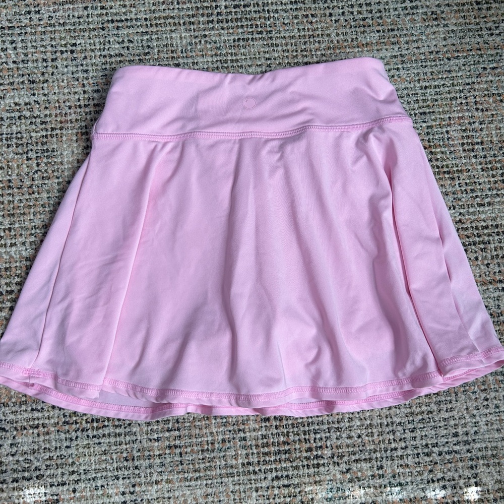Yogalicious Soft Pink Kids Skort - Picture 2 of 4